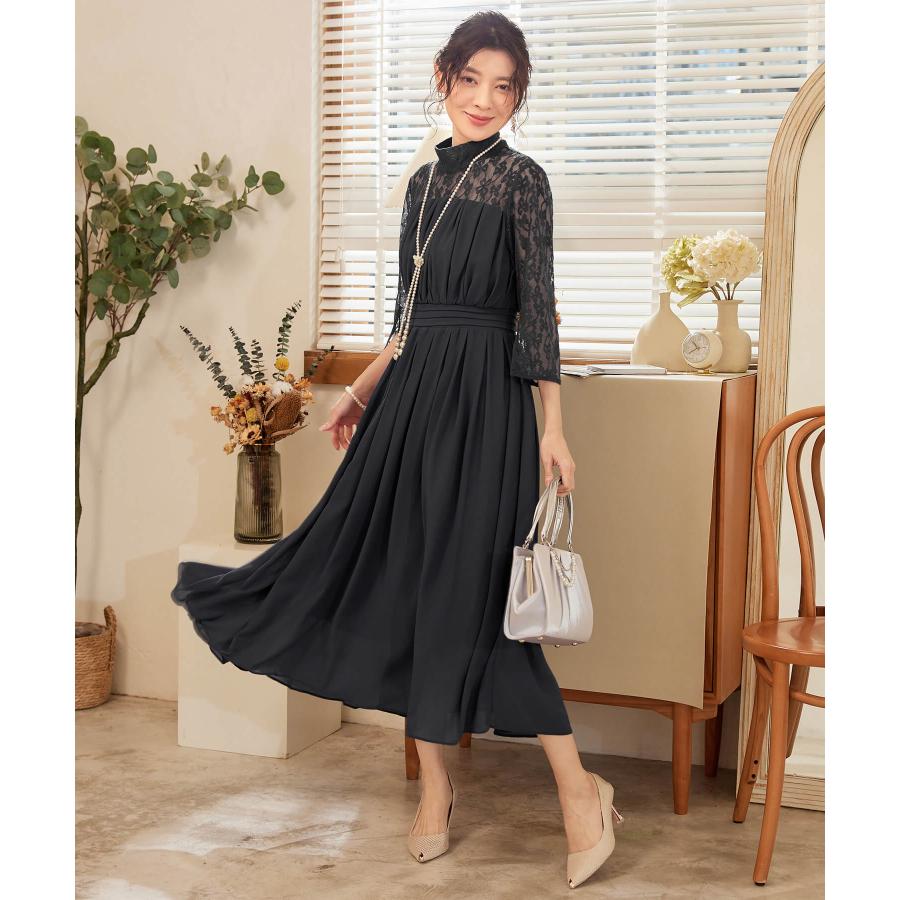 パーティードレス 結婚式 ワンピース 大きいサイズ有 20代 30代 40代 ロングドレス ロング エレガント ハイウエスト 大人 ママ フォーマル yj188588