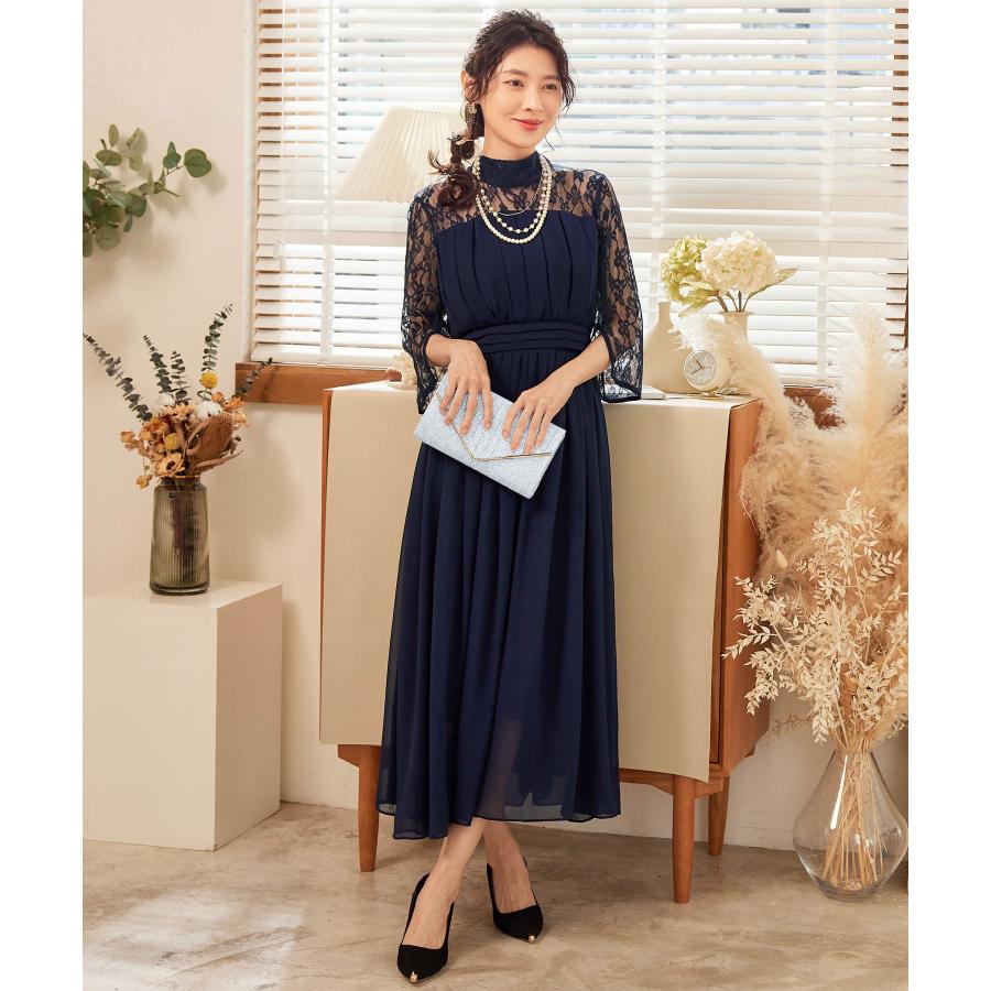 パーティードレス 結婚式 ワンピース 大きいサイズ有 20代 30代 40代 ロングドレス ロング エレガント ハイウエスト 大人 ママ フォーマル yj188588