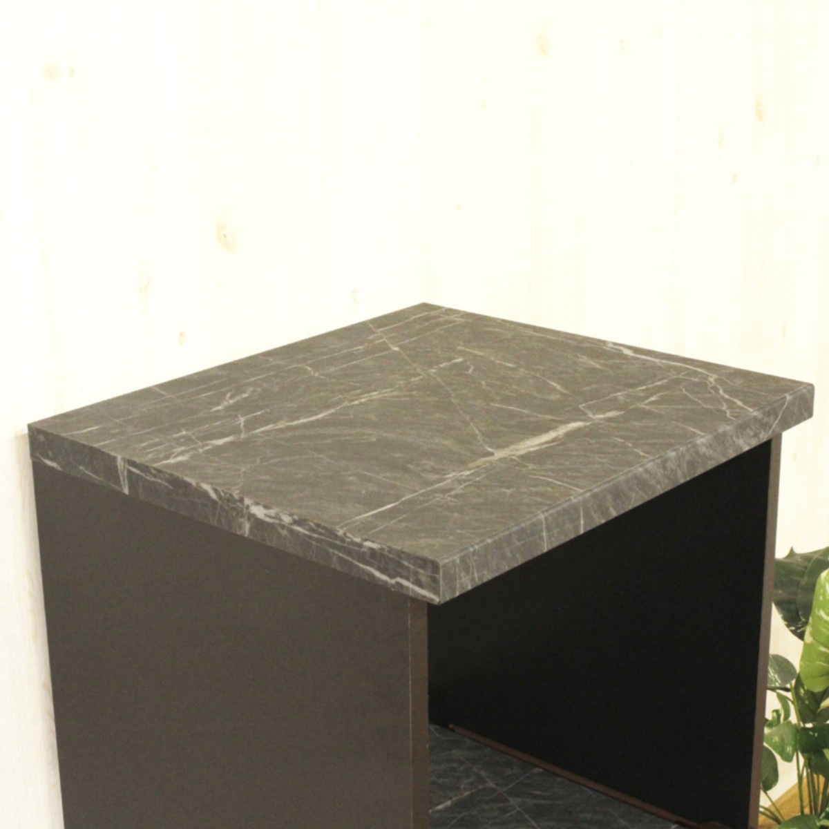 レンジ台 スライドカウンター 引出し付 コンパクト 石目調 幅48cm レンジ台 スライドカウンター 引出し付 コンパクト 石目調 幅48cm