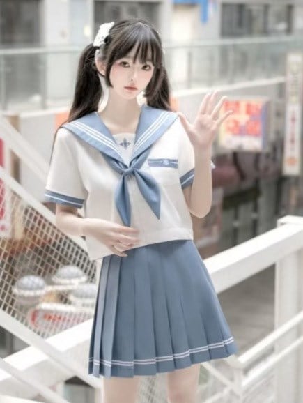 Qoo10] 【急速出荷】今日の更新学院風甘めjk制服