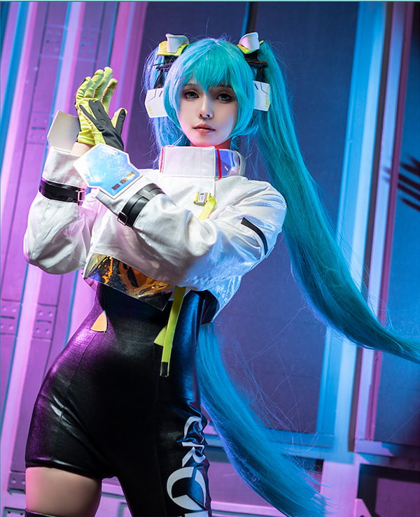 初音ミク GTプロジェクト GSR レーシングミク 2022Ver コスプレ-