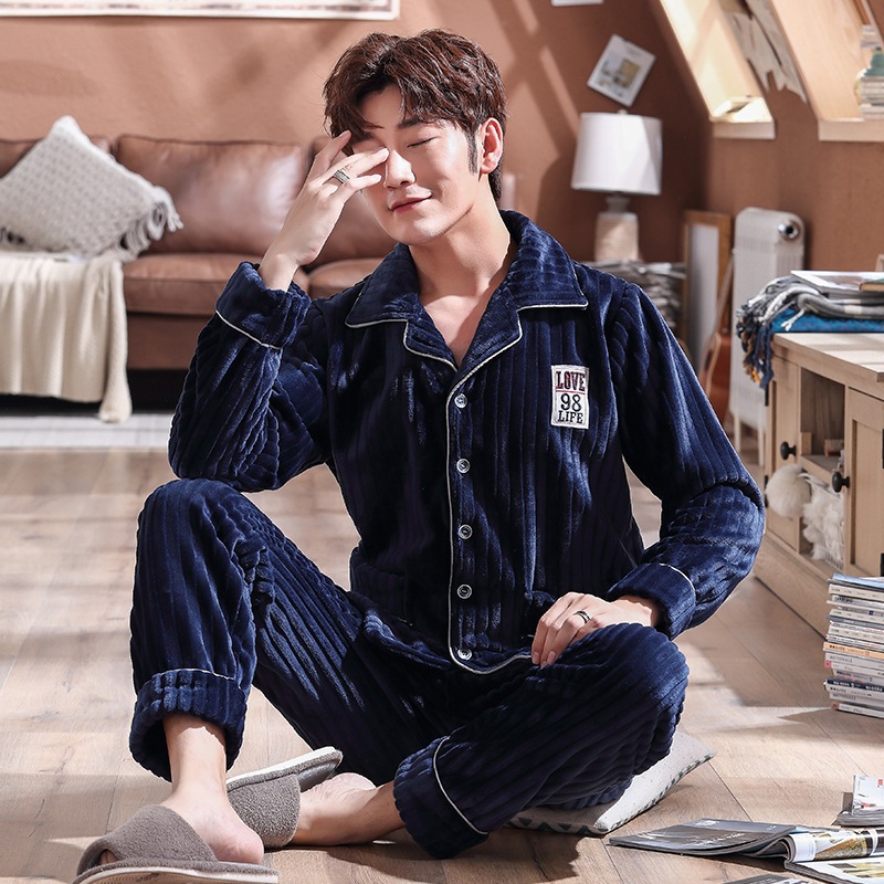 パジャマ メンズ 冬 もこもこ 暖かい 上下セット ナイトウェア 厚手 ルームウェア 長袖 大きいサイズ男性パジャマコーラル秋冬カーディガンフランネルパジャマ男性用冬の厚い加絨の家居服セット パジャマ メンズ 冬 もこもこ 暖かい 上下セット ナイトウェア 厚手 ルームウェア 長袖 大きいサイズ男性パジャマコーラル秋冬カーディガンフランネルパジャマ男性用冬の厚い加絨の家居服セット