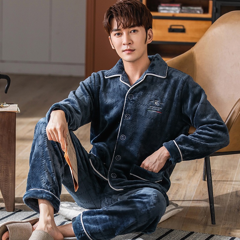 パジャマ メンズ 冬 もこもこ 暖かい 上下セット ナイトウェア 厚手 ルームウェア 長袖 大きいサイズ男性パジャマコーラル秋冬カーディガンフランネルパジャマ男性用冬の厚い加絨の家居服セット パジャマ メンズ 冬 もこもこ 暖かい 上下セット ナイトウェア 厚手 ルームウェア 長袖 大きいサイズ男性パジャマコーラル秋冬カーディガンフランネルパジャマ男性用冬の厚い加絨の家居服セット
