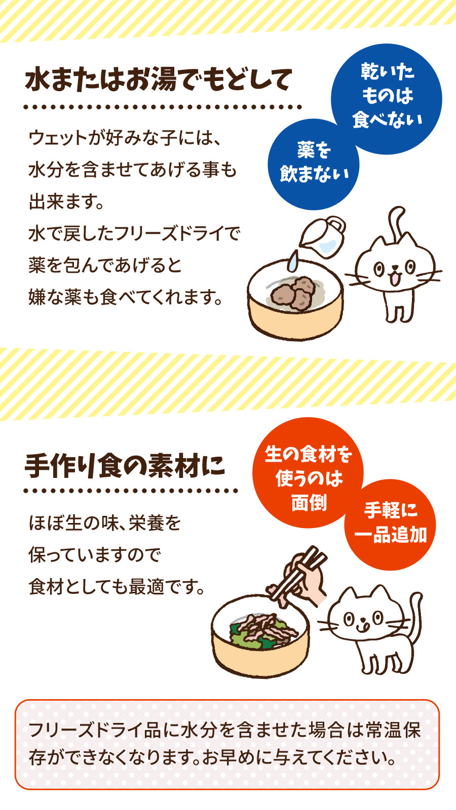 フリーズドライのササミ 猫用 150g3袋セット