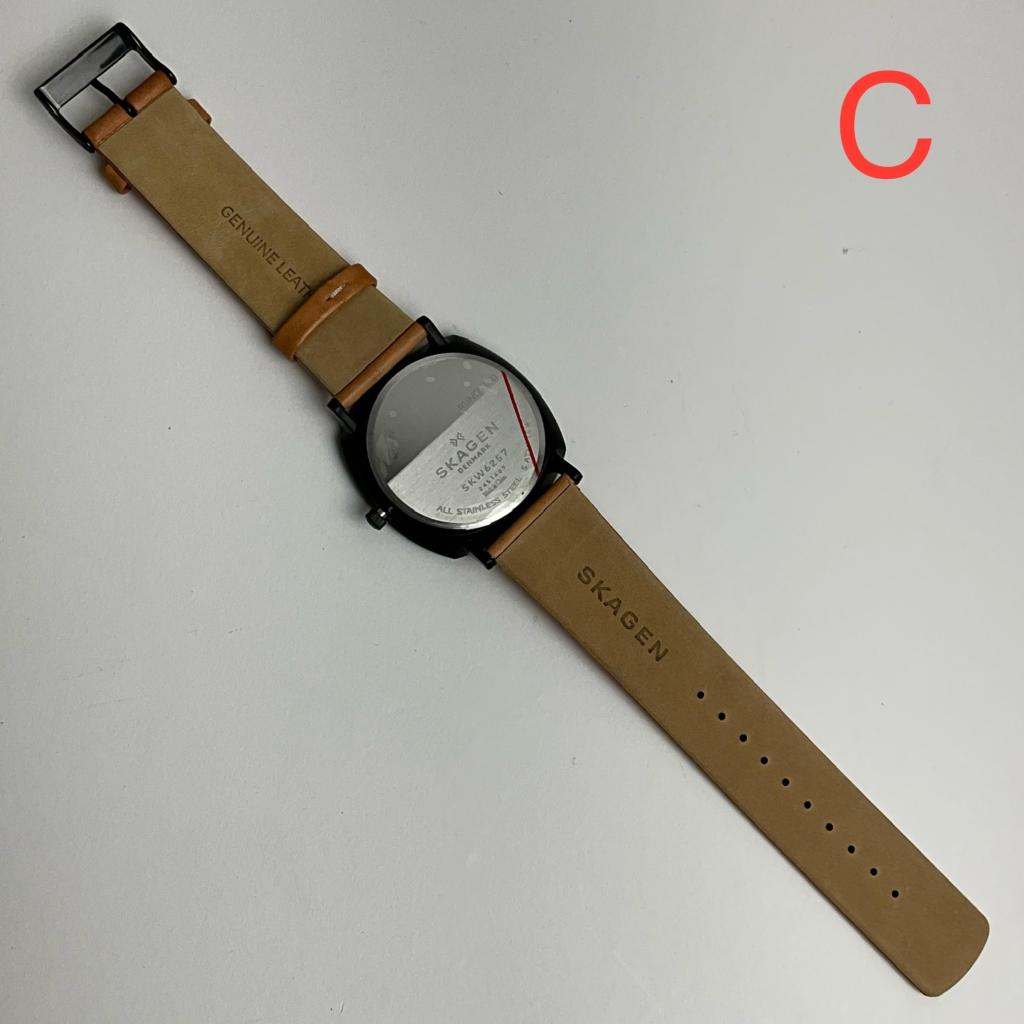 [アウトレット(ベルトに難あり)] スカーゲン 腕時計 メンズ ブラック×ブラウン ラングステッド SKAGEN RUNGSTED SKW6257