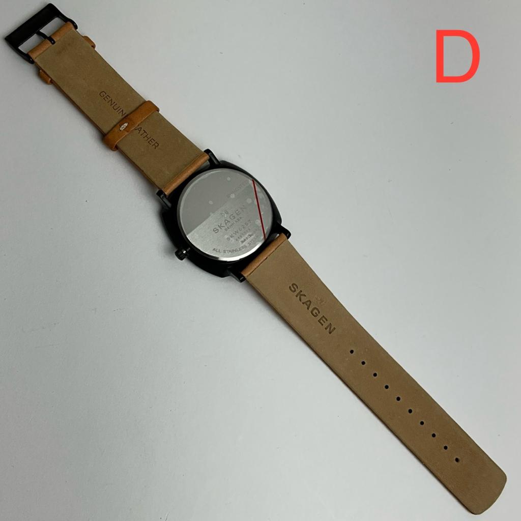 [アウトレット(ベルトに難あり)] スカーゲン 腕時計 メンズ ブラック×ブラウン ラングステッド SKAGEN RUNGSTED SKW6257