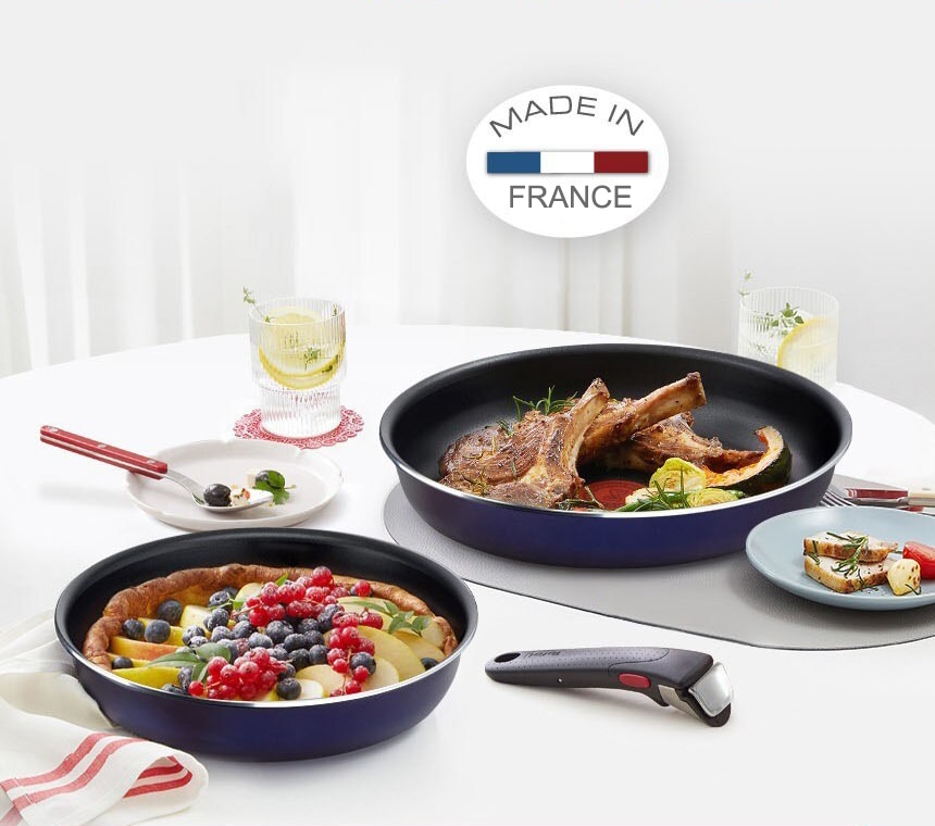 インジニオ イージーアンドクリーン フライパン 3ピース PFOAフリー ブルー インジニオ イージーアンドクリーン フライパン 3ピース PFOAフリー ブルー