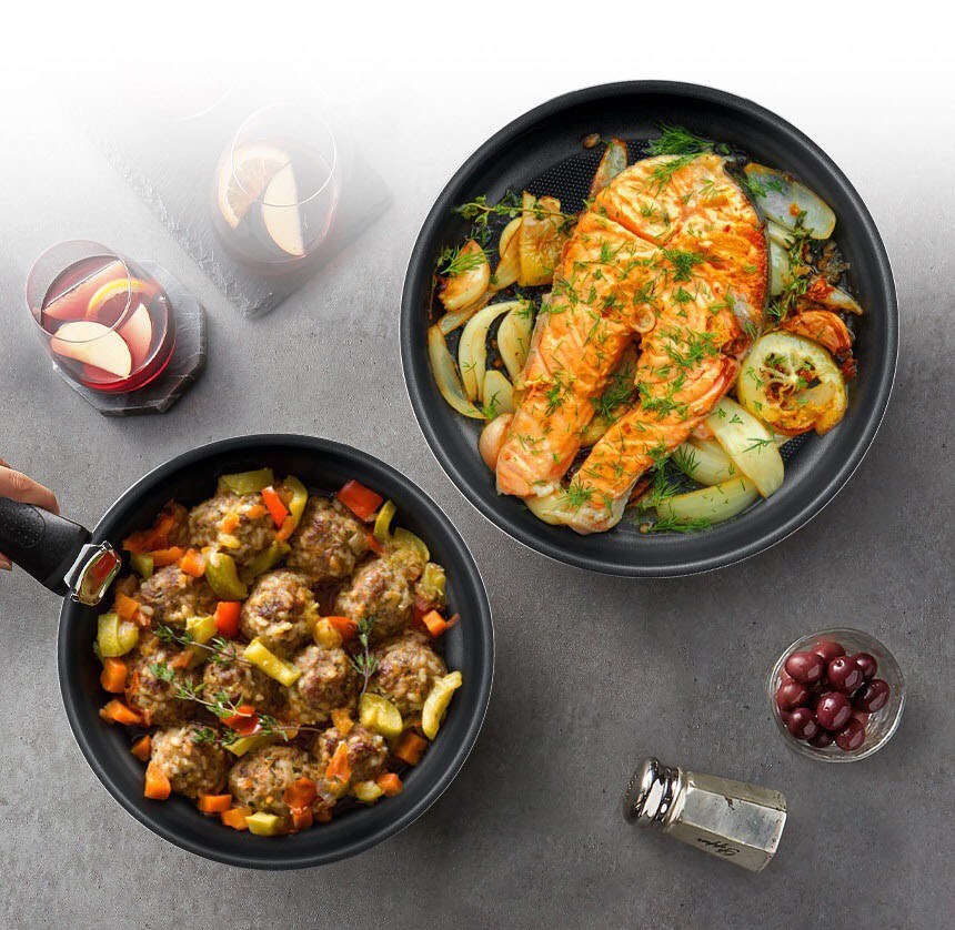 インジニオ イージーアンドクリーン フライパン 3ピース PFOAフリー ブルー インジニオ イージーアンドクリーン フライパン 3ピース PFOAフリー ブルー