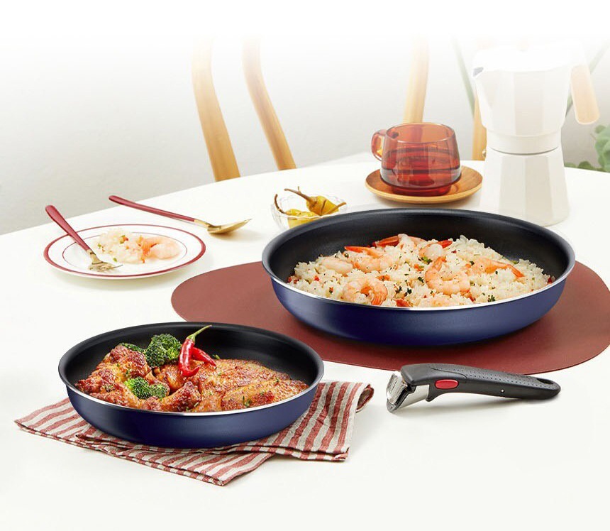 インジニオ イージーアンドクリーン フライパン 3ピース PFOAフリー ブルー インジニオ イージーアンドクリーン フライパン 3ピース PFOAフリー ブルー