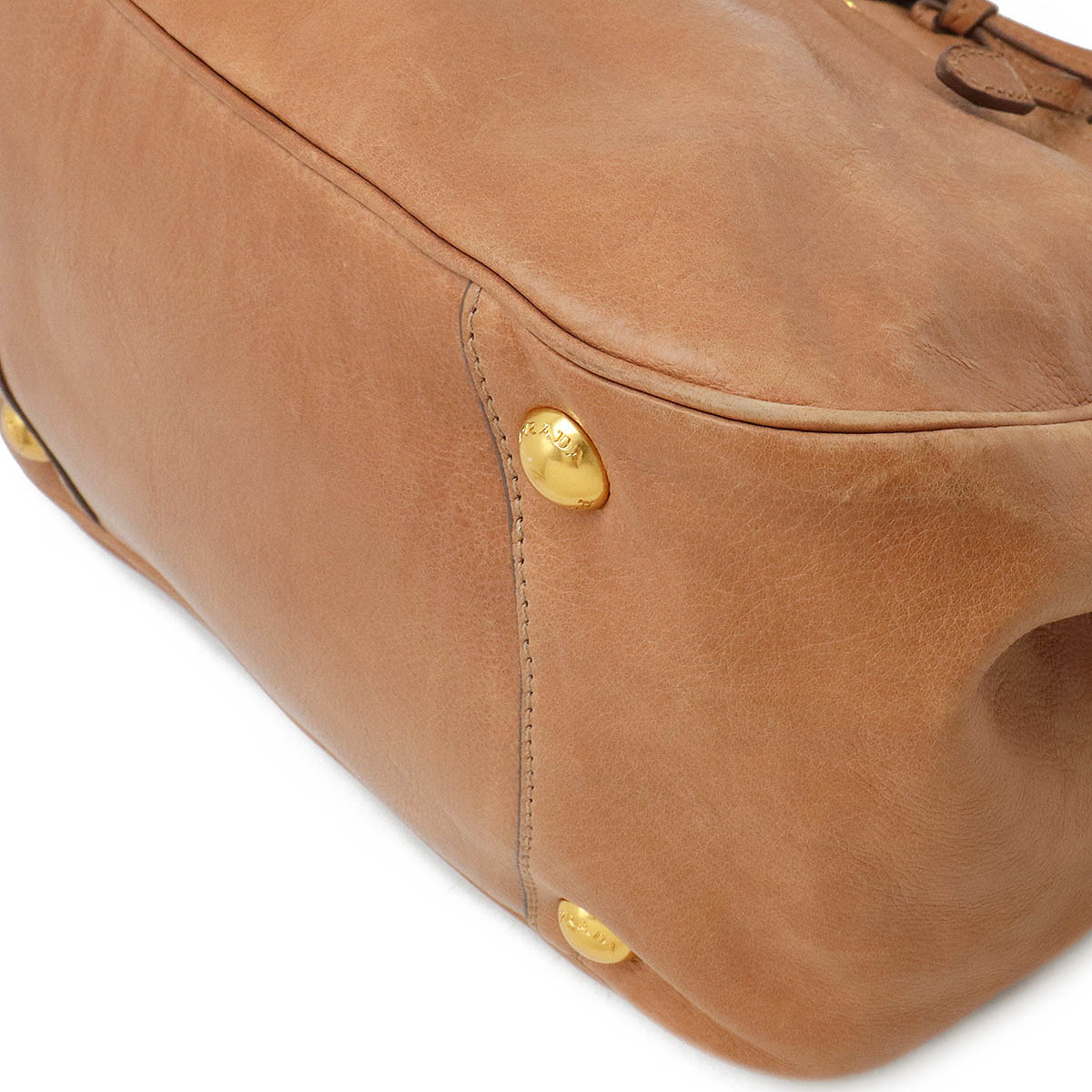 リボン ハンドバッグ 2WAY ショルダーバッグ レザー CAMMEO ピンクベージュ ゴールド金具 国内ブティック購入品 BN2245