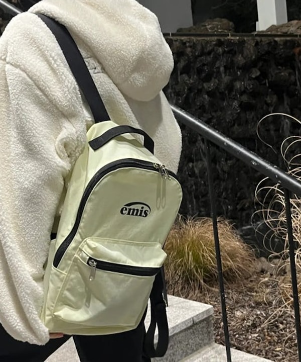 バックパック・リュック EMIS NEW LOGO MINI BACK PACKECRU NEW LOGO MINI BACK PACK-ECRU - EMIS