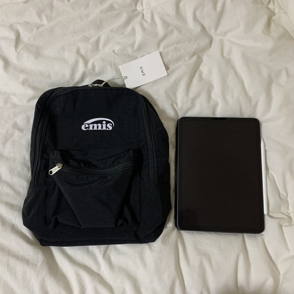emis☆LOGO MINI BACK PACK-BLACK★大人気★ NEW LOGO MINI BACK PACK-BLACK - EMIS