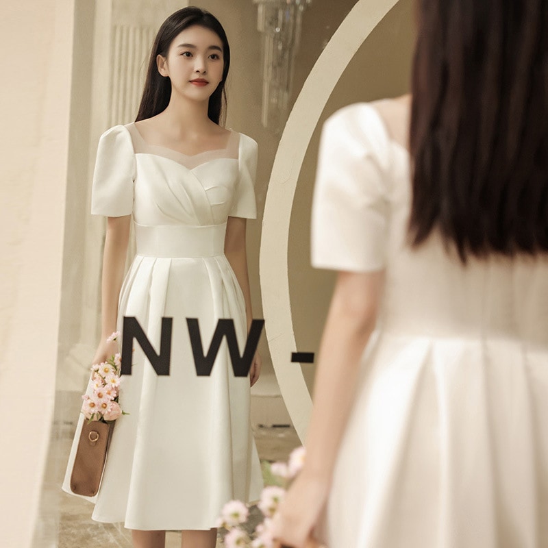 パーティードレス ウェディングドレスウェディングドレス 花嫁ロングドレス 二次会結婚式ワンピース ドレス