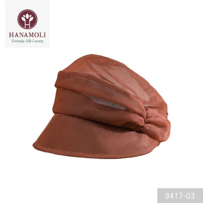 シルク100% レディース 紫外線対策 シルクキャスケット帽 HANAMOLI シルク小物 絹 メール便1点まで 9417 シルク100% レディース 紫外線対策 シルクキャスケット帽 HANAMOLI シルク小物 絹 メール便1点まで 9417
