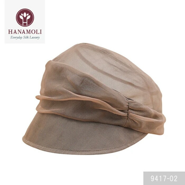 シルク100% レディース 紫外線対策 シルクキャスケット帽 HANAMOLI シルク小物 絹 メール便1点まで 9417 シルク100% レディース 紫外線対策 シルクキャスケット帽 HANAMOLI シルク小物 絹 メール便1点まで 9417