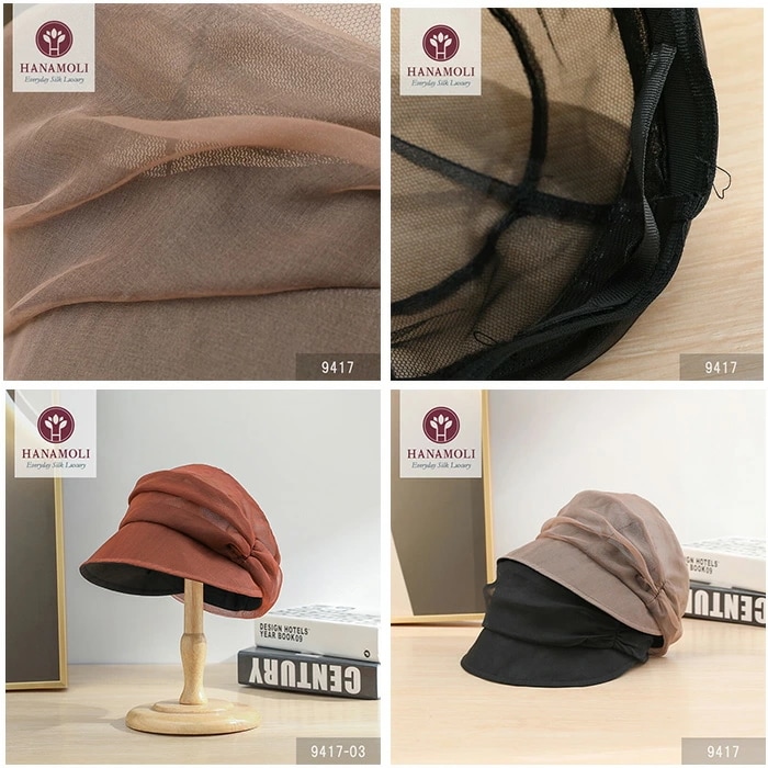 シルク100% レディース 紫外線対策 シルクキャスケット帽 HANAMOLI シルク小物 絹 メール便1点まで 9417 シルク100% レディース 紫外線対策 シルクキャスケット帽 HANAMOLI シルク小物 絹 メール便1点まで 9417