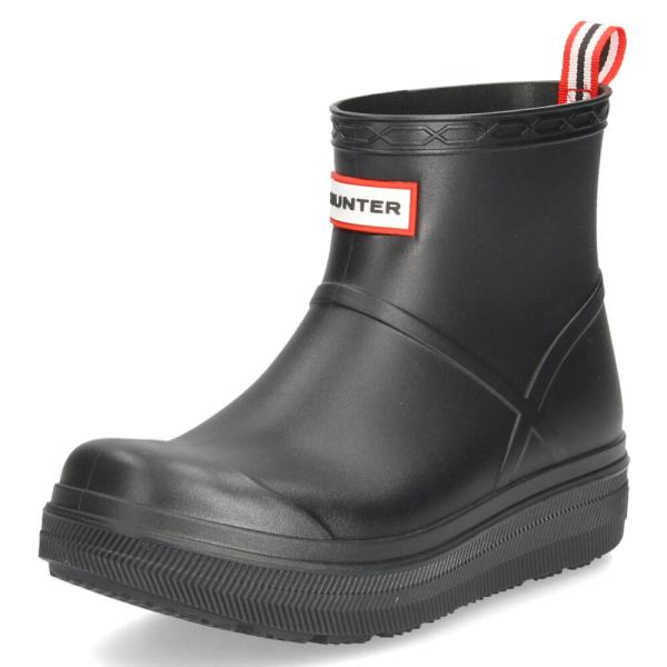ハンター レインブーツ レディース メンズ ショートブーツ 黒 ユニセックス プレイ モールデット ブーツ UFS7105PVC ブラック 防水 HUNTER ハンター レインブーツ レディース メンズ ショートブーツ 黒 ユニセックス プレイ モールデット ブーツ UFS7105PVC ブラック 防水 HUNTER