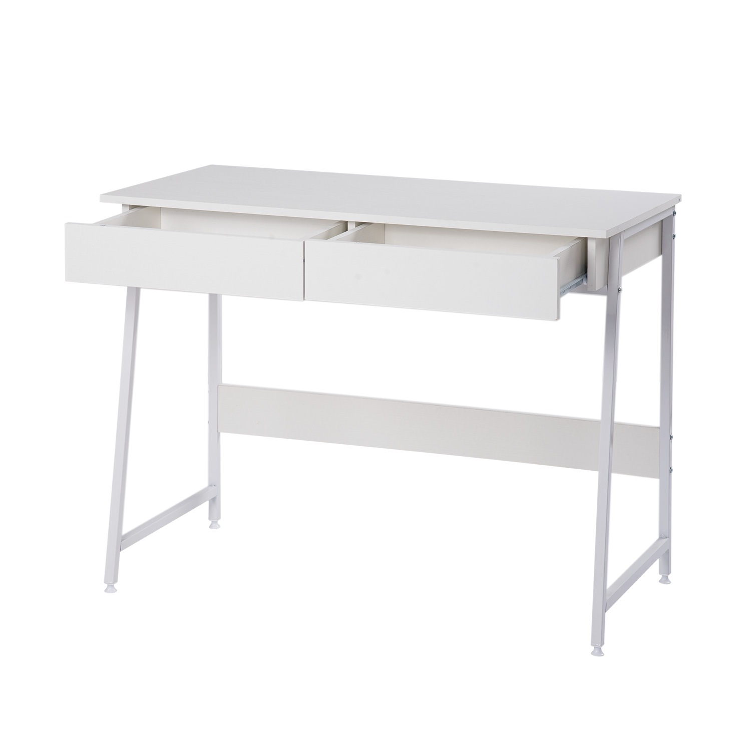 【国内発送,送料無料】【人気商品】パソコンデスク　引き出し付き　幅100*奥48 　ホワイト