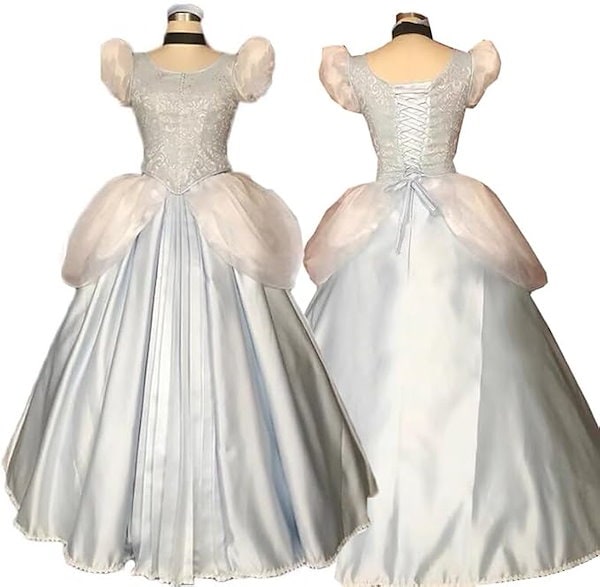 仮装衣装 シンデレラ ドレス Dハロ 大人用【パニエ、グローブ付き】 Amazon.co.jp: 豪華版 Cinderella（シンデレラ）コスプレ衣装