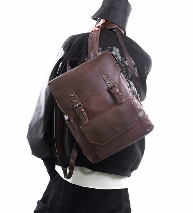 ビジネスバッグ リュック メンズバッグ ファッション 大人 男性 通販 人気 おすすめ プレゼント おしゃれ 出張 撥水 PU カ