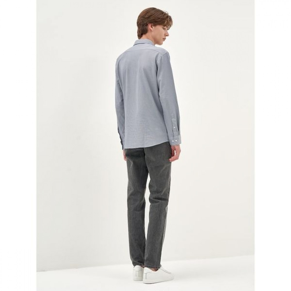 [ギャラクシーライフスタイル] アクティブストライプジャージーシャツグレー (GC4164M023)