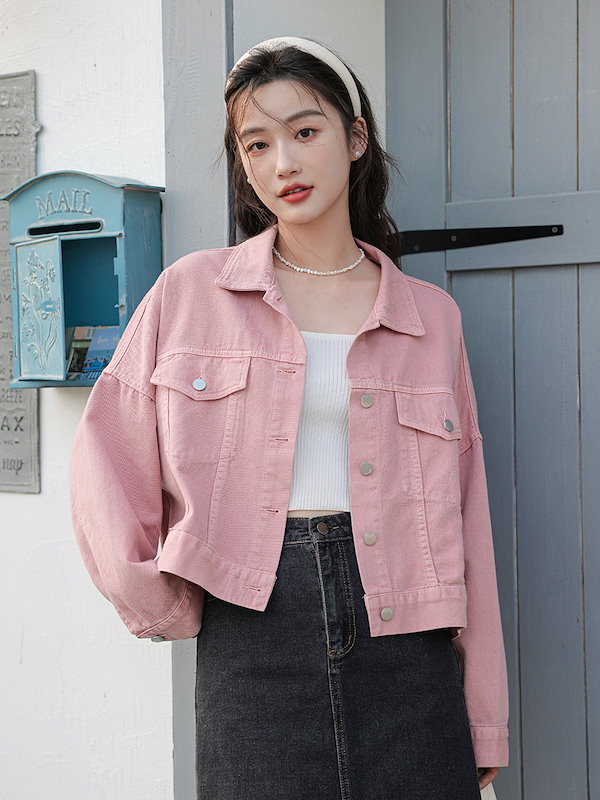 AAPE】デニムジャケット(ピンク) A BATHING APE - BAPE✨GINGHAM