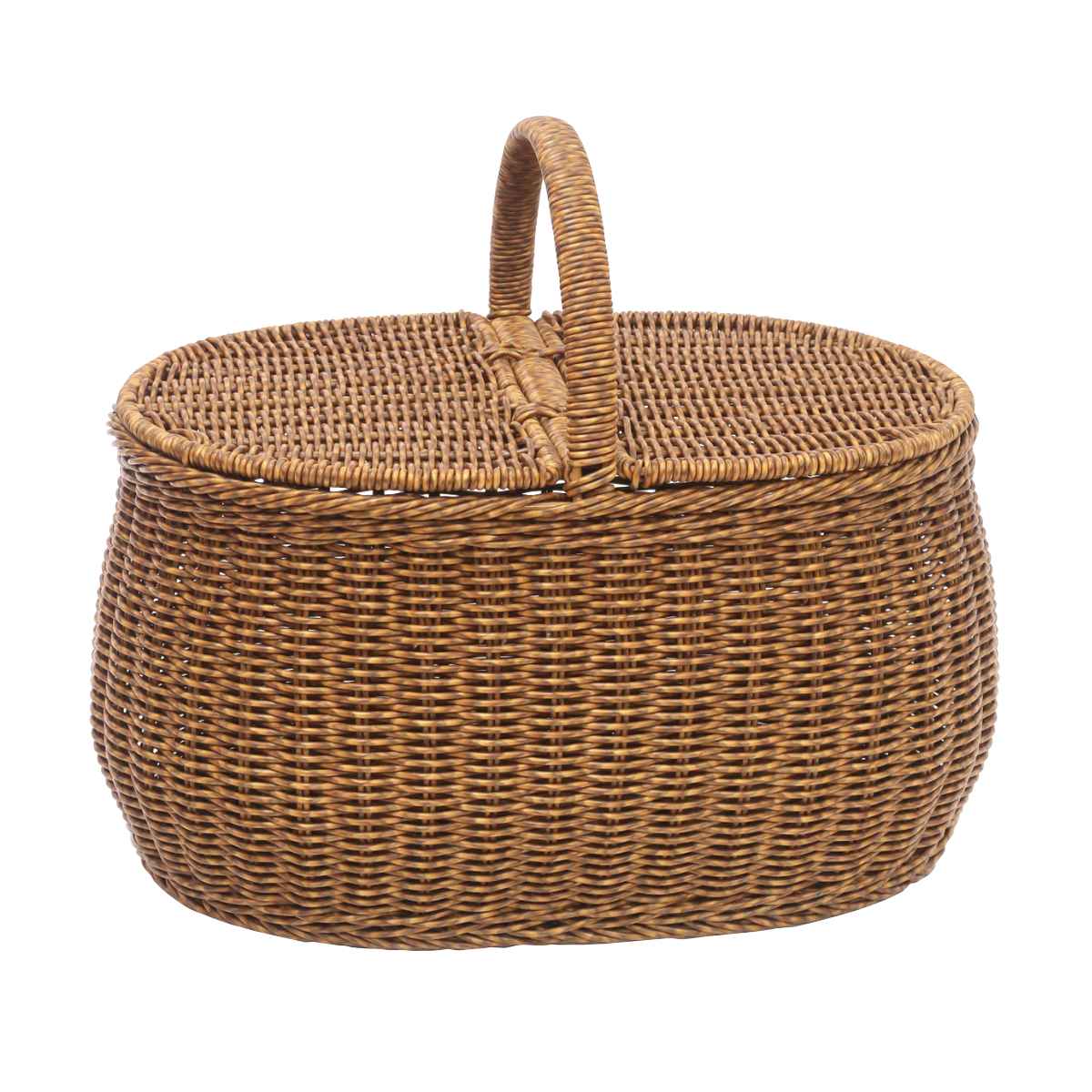 バスケット ユティル オーバルピクニックバスケット 洗える かご 収納 カゴ 天然素材風 フタ付き 手編み 水洗い 収納かご 持ち手付き 小物収納 小物入れ ピクニック おしゃれ ハンドメイド バスケット ユティル オーバルピクニックバスケット 洗える かご 収納 カゴ 天然素材風 フタ付き 手編み 水洗い 収納かご 持ち手付き 小物収納 小物入れ ピクニック おしゃれ ハンドメイド
