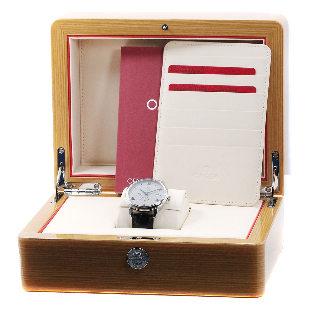 オメガ OMEGA 424.13.40.21.06.002 デビル プレステージ パワーリザーブ 自動巻き メンズ 美品 箱・保証書付き_835701【中古】 オメガ OMEGA 424.13.40.21.06.002 デビル プレステージ パワーリザーブ 自動巻き メンズ 美品 箱・保証書付き_835701【中古】