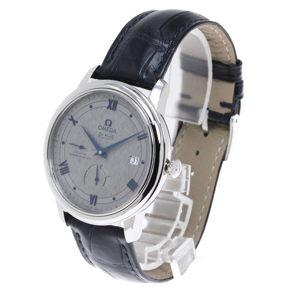 オメガ OMEGA 424.13.40.21.06.002 デビル プレステージ パワーリザーブ 自動巻き メンズ 美品 箱・保証書付き_835701【中古】 オメガ OMEGA 424.13.40.21.06.002 デビル プレステージ パワーリザーブ 自動巻き メンズ 美品 箱・保証書付き_835701【中古】