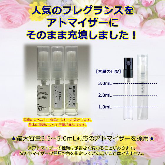 Petite香]お試し香水 原材料/ザラ W/END till 8:00 PM