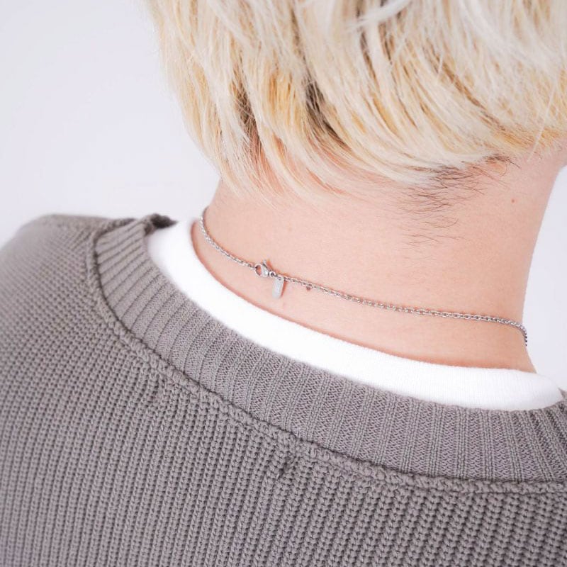 トライ ネックレス スピニンググロウ サージカルステンレス シルバー メンズ ブランド 彼氏 プレゼント トライ ネックレス スピニンググロウ サージカルステンレス シルバー メンズ ブランド 彼氏 プレゼント