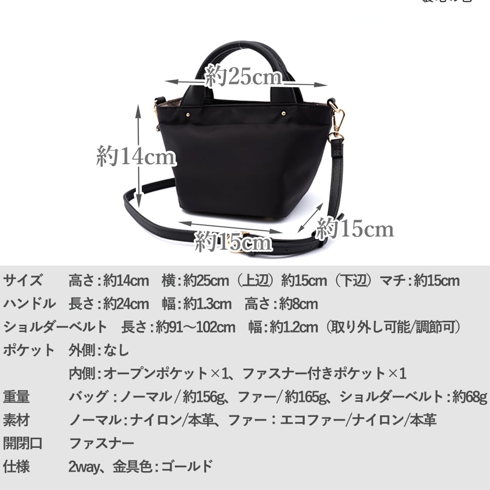 [VITAFELICE] ヴィータフェリーチェ 本革3スペースハンドバッグ レディース inb-10194z (チャコール)