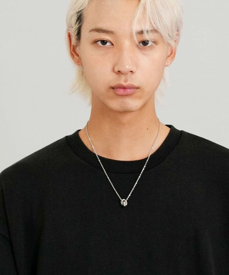 ネックレス メンズ リバースラウンドダブルリングネックレス サージカルステンレス316L LH-03NE0525 ステンレス アレルギーフリー 【ネコポス】 ネックレス メンズ リバースラウンドダブルリングネックレス サージカルステンレス316L LH-03NE0525 ステンレス アレルギーフリー 【ネコポス】