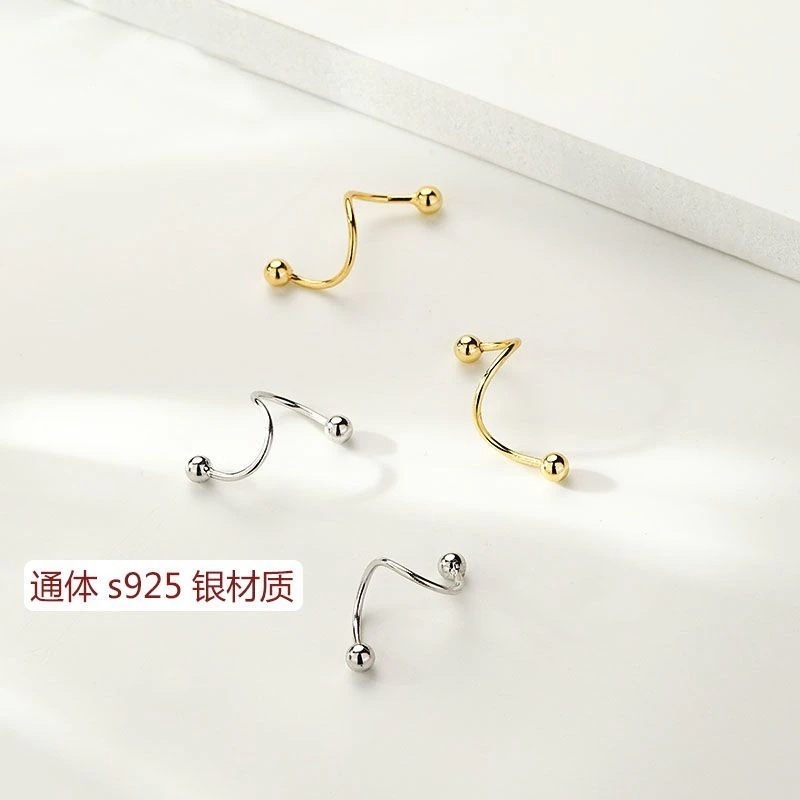 100c1530人好評純銀イヤリング女性新耳釘冷淡な風気質感小耳骨釘耳輪耳飾り 100c1530人好評純銀イヤリング女性新耳釘冷淡な風気質感小耳骨釘耳輪耳飾り