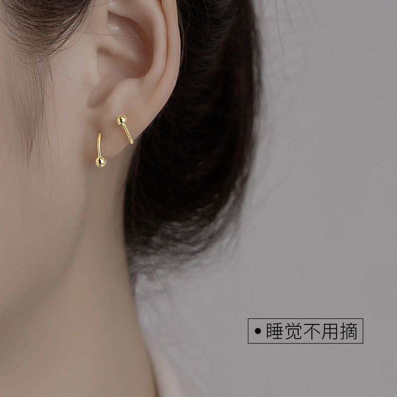 100c1530人好評純銀イヤリング女性新耳釘冷淡な風気質感小耳骨釘耳輪耳飾り 100c1530人好評純銀イヤリング女性新耳釘冷淡な風気質感小耳骨釘耳輪耳飾り
