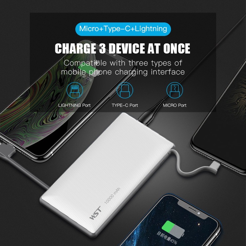 WST新着ポータブルパワーバンク充電ステーション多機能6PCS10000mAhビジネスおよび公共用外部バッテリー WST新着ポータブルパワーバンク充電ステーション多機能6PCS10000mAhビジネスおよび公共用外部バッテリー