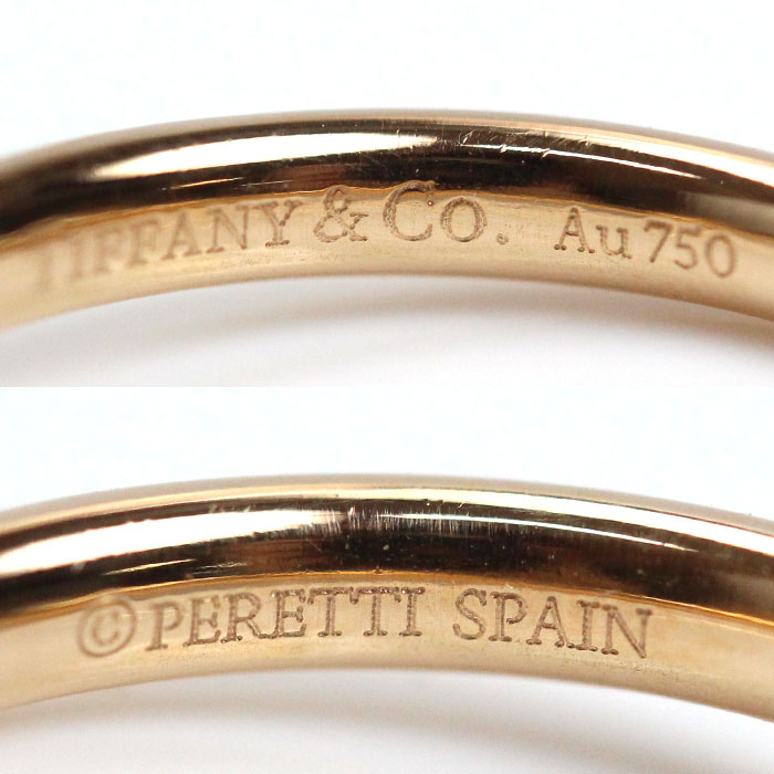 TIFFANY&Co. ティファニー K18PG ピンクゴールド カーブドバンド 9P ダイヤ リング リング・指輪 ダイヤモンド 6.5号 2.4g レディース 中古 美品 TIFFANY&Co. ティファニー K18PG ピンクゴールド カーブドバンド 9P ダイヤ リング リング・指輪 ダイヤモンド 6.5号 2.4g レディース 中古 美品