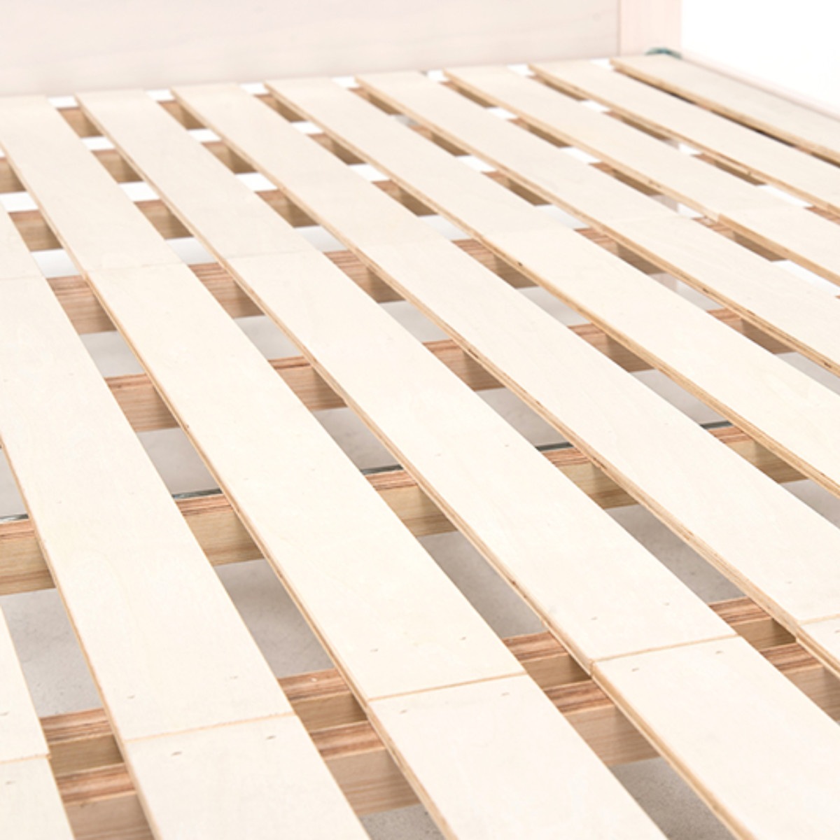 すのこベッド セミダブル 高さ調節 3段階 すのこ ベット 天然木 ベッド 木製 フレーム 棚 宮付き 収納 ベット下収納 コンセント付き 敷布団 頑丈 シンプル ナチュラル