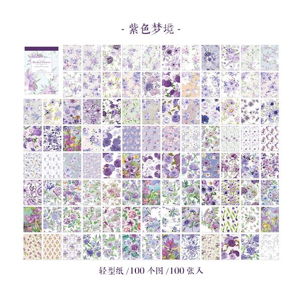 Qoo10] コラージュ素材 紙モノ 壊れた月と星水彩