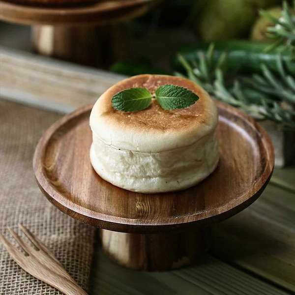 Qoo10] ケーキスタンド 木製 フルーツ 皿 プレ