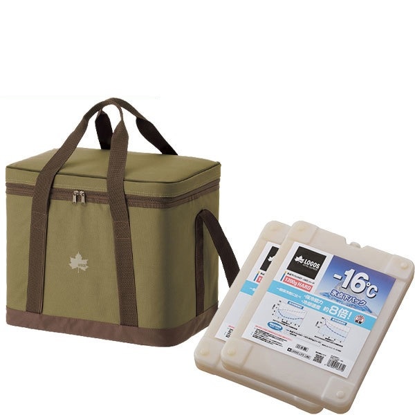 氷点下パック 抗菌ベーシッククーラーX LNo.81670321 & 保冷剤 氷点下パックGT-16℃