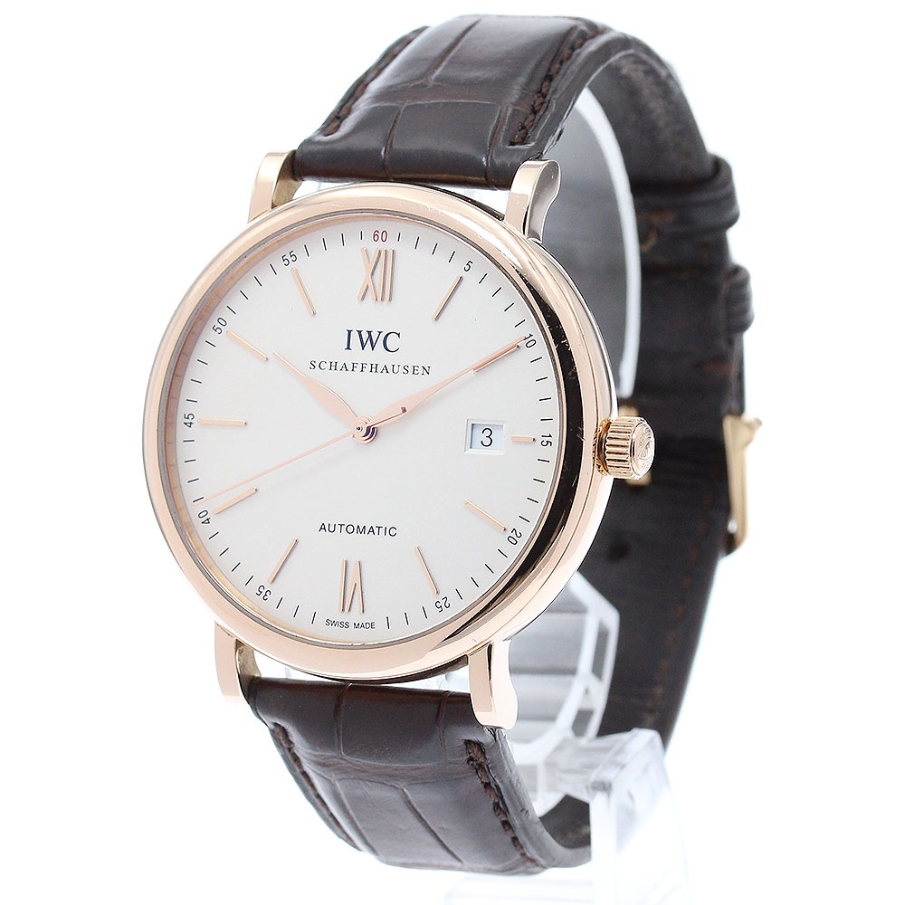 IWC SCHAFFHAUSEN IW356504 ポートフィノ K18PG デイト 自動巻き メンズ _874831【中古】 IWC SCHAFFHAUSEN IW356504 ポートフィノ K18PG デイト 自動巻き メンズ _874831【中古】