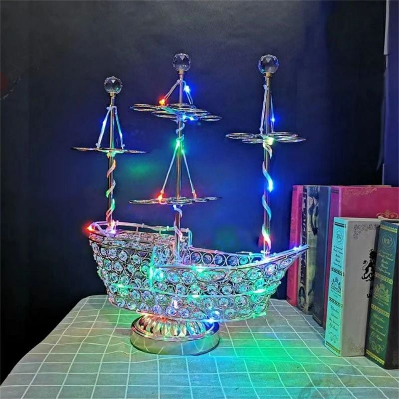 テキーラ地球儀 LED酒グラス ワインラック 幻の船 LED酒ボトルの表示棚酒棚 おしゃれ 地球儀の形 LED酒ボトルの表示棚 カラフルな回転酒ラック 雰囲気ラート LED酒グラス KTVナイトクラブ