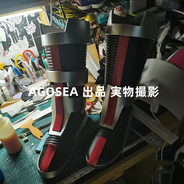 実物撮影 仮面ライダー 555 Faiz コスプレ靴+手袋 超光沢
