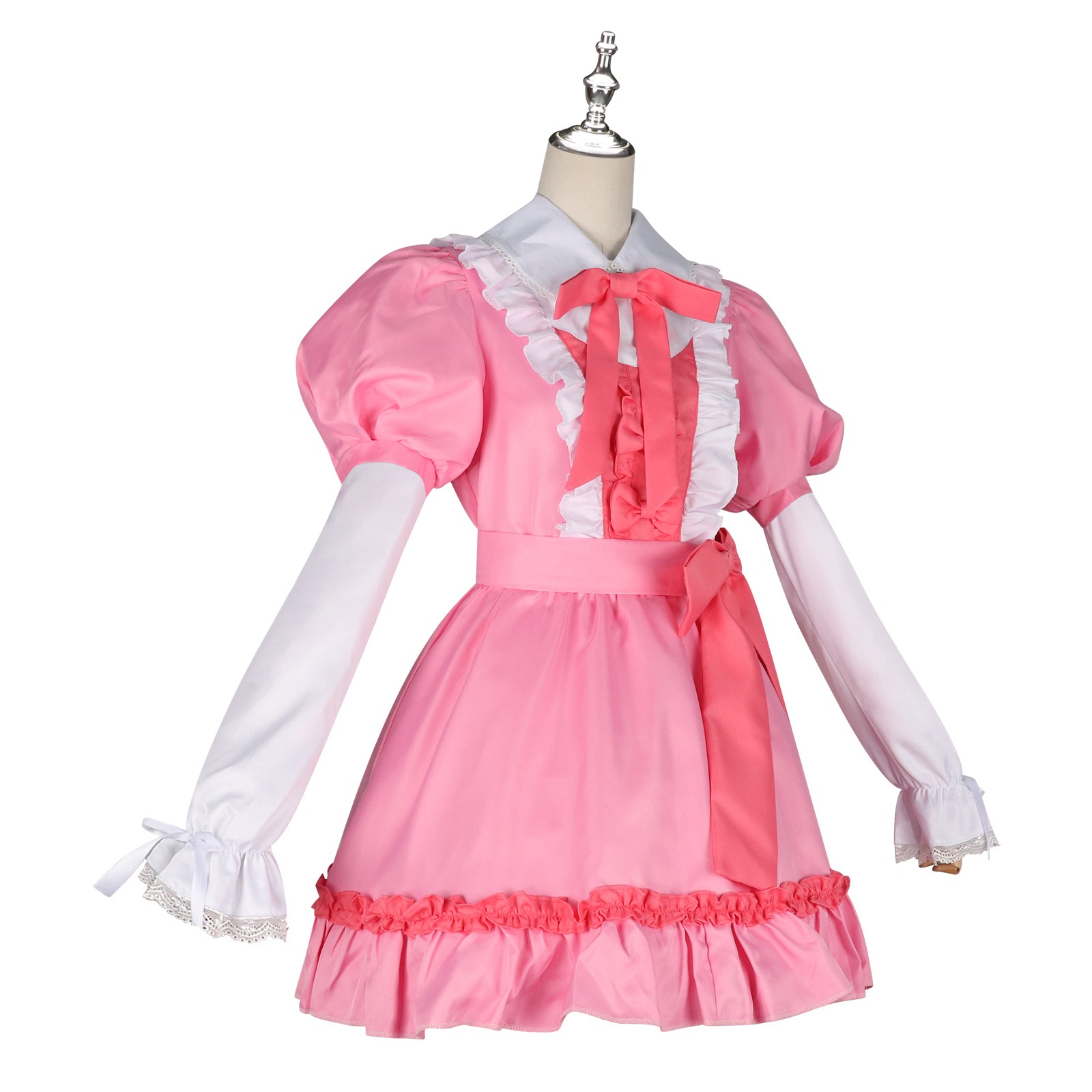 サスペンションストッキングエンジェルシチューターバンコスプレ2dロールプレイシチューターバンコスロリータピンクセット