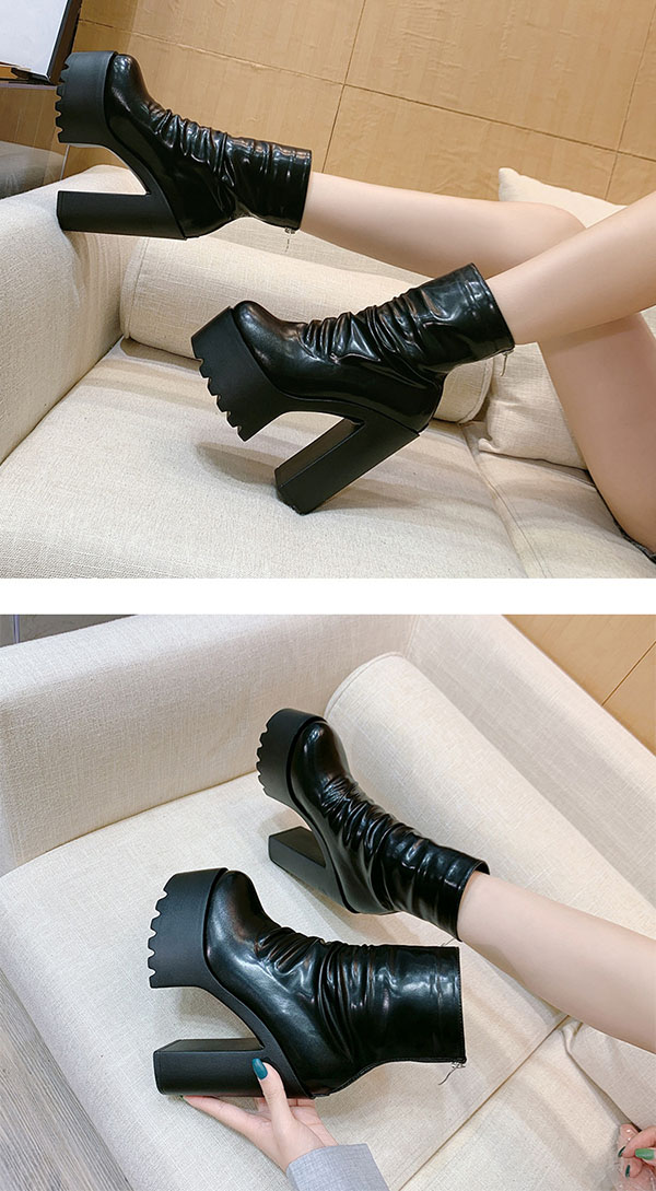 【赤字販売*速達】ショートブーツ 厚底ブーツ ブーツ レディース 厚底 歩きやすい ショートブーツ 14.5cm ヒール チャンキーヒール 靴 シューズ 面ファスナー PU 秋 冬 ハイカット コスプ 【赤字販売*速達】ショートブーツ 厚底ブーツ ブーツ レディース 厚底 歩きやすい ショートブーツ 14.5cm ヒール チャンキーヒール 靴 シューズ 面ファスナー PU 秋 冬 ハイカット コスプ