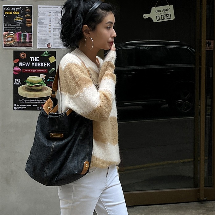 トップス セーター プルオーバー 長袖 ラウンドネック ミディアム丈 透け感 かわいい 大人可愛い きれいめ シンプル 上品 おしゃれ かっこいい カジュアル レトロ きちんと こなれ感 個性的