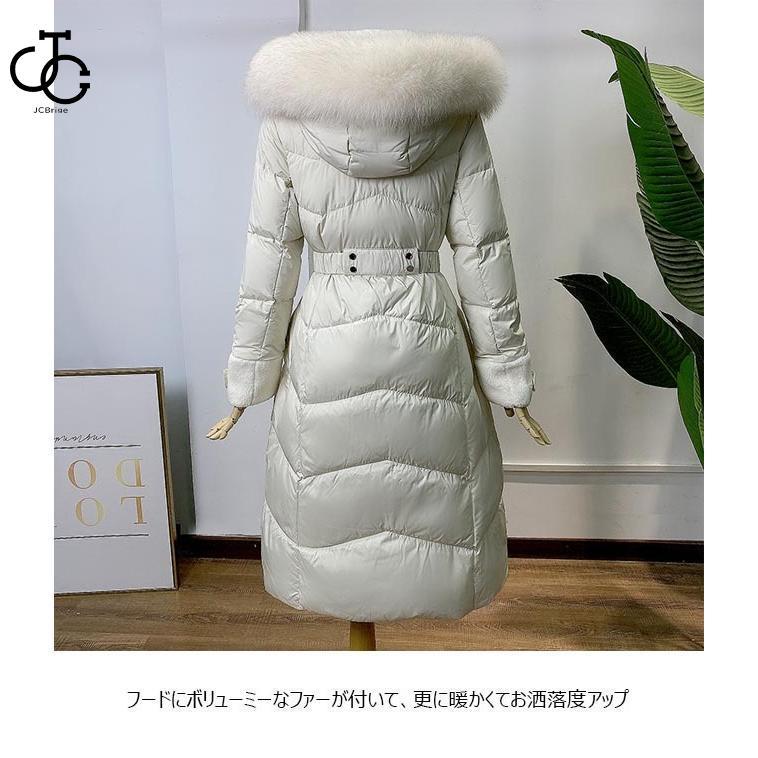 ダウンコート レディース ロングコート キルティングコート フード付き ファー コート 厚手 フワフワ 防寒服 フード付きダウンコート 通勤