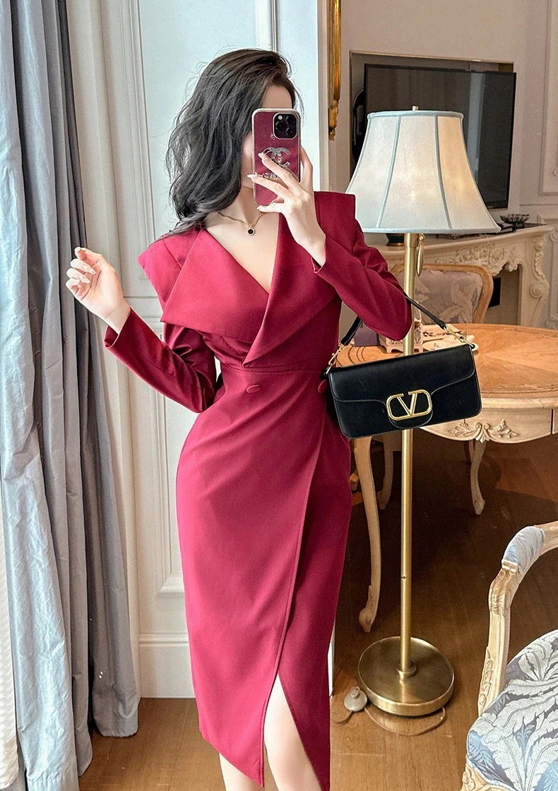 【急速出荷!】秋冬 女王風 通勤 スーツワンピース 正式 パーティードレス キャバ 着痩せ 大人 同窓会 披露宴 卒業式 結婚式 演奏会 ウェディング 二次会 発表会 【急速出荷!】秋冬 女王風 通勤 スーツワンピース 正式 パーティードレス キャバ 着痩せ 大人 同窓会 披露宴 卒業式 結婚式 演奏会 ウェディング 二次会 発表会