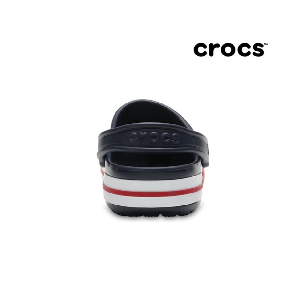 新品　クロックス　バヤバンドクロッグ　ホワイト/ネイビー crocs22.0㎝ 新品 28㎝ クロックス バヤバンド クロッグ ネイビー 新品◇crocs
